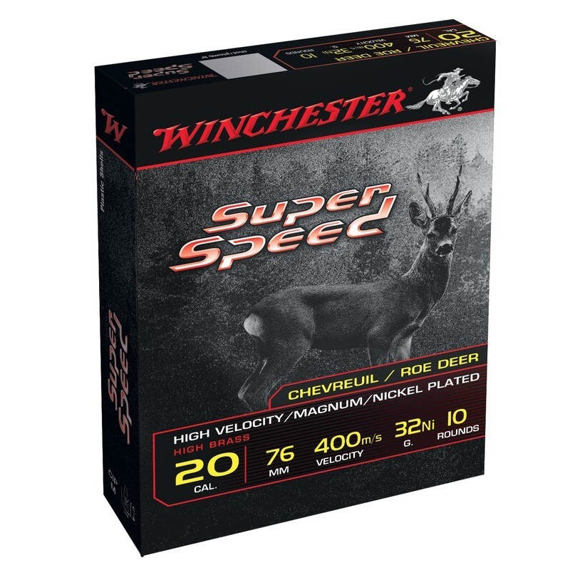 CARTOUCHES WINCHESTER SUPER SPEED G2 - CAL. 20/76