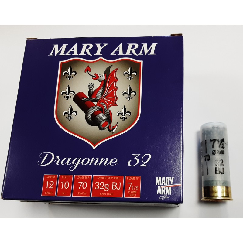 Cartouches Mary Arm Dragonne Cal.12 32gr