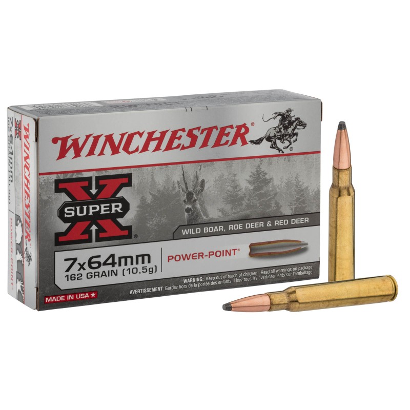 CARTOUCHES  WINCHESTER 7X64 POWER POINT