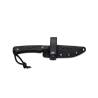 Couteau Wildsteer Troll TRO0113 lame 8,5cm manche tactiprène noir + étui en Kydex