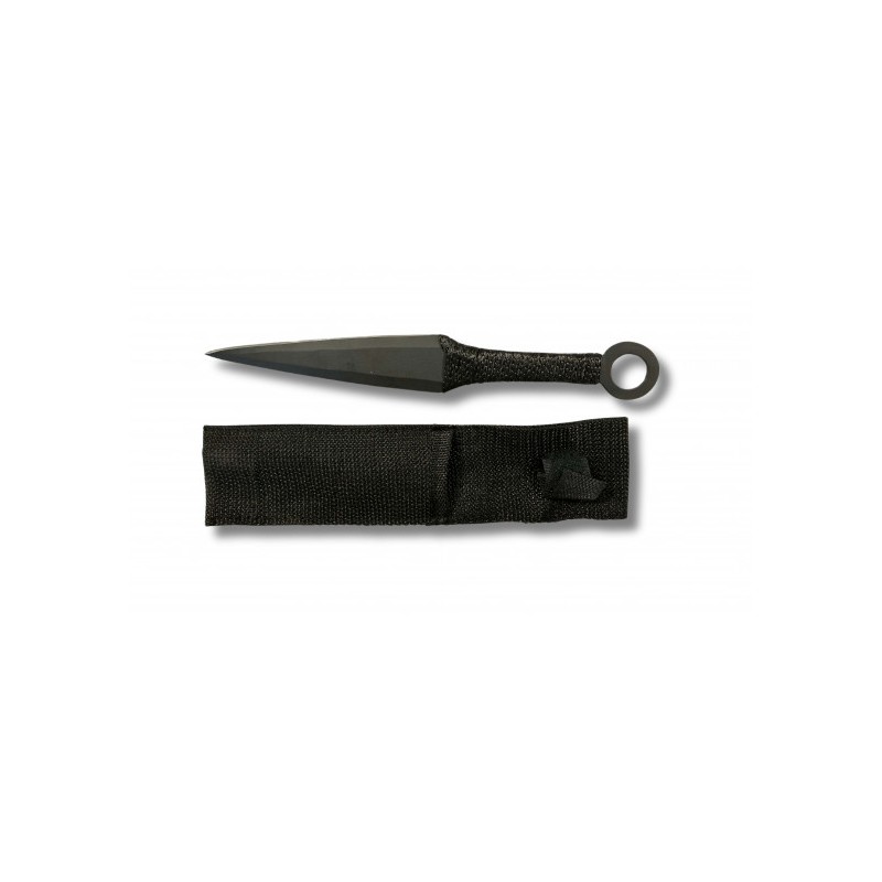 KUNAI GRAND MODELE NOIR AVEC ETUI