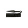 KUNAI GRAND MODELE NOIR AVEC ETUI