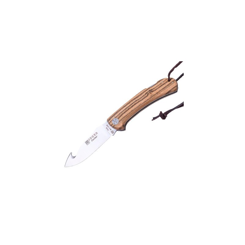 Couteau de chasse Joker Cocker skinner avec bois de bocote