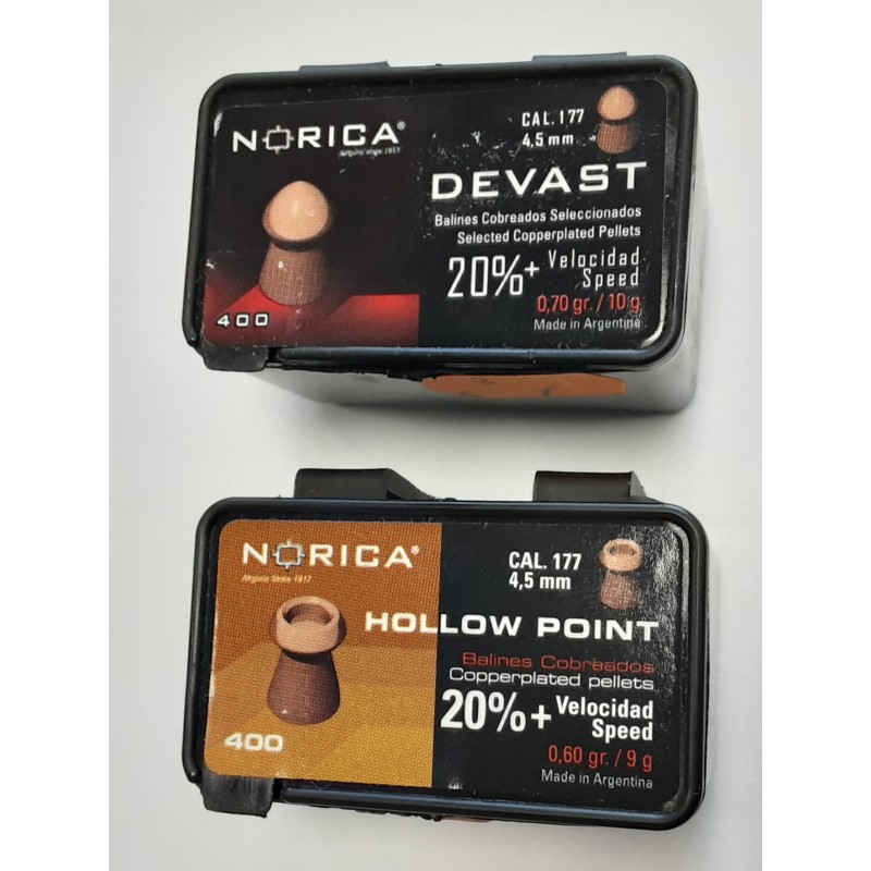 Plomb Norica 4.5-400 unités