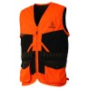 Gilet Summer Bi color Orange et Marron