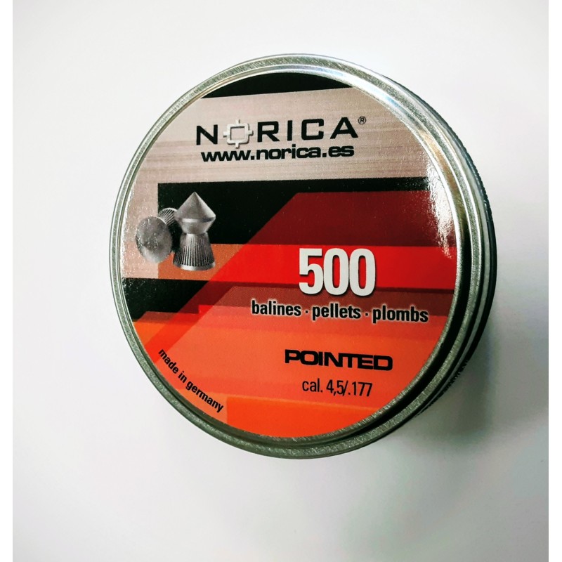 Plombs NORICA Pointue cal.4.5 par 500