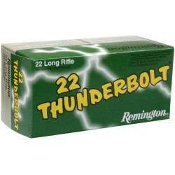 Remington C/22lr 22 Thunderbolt 40 grains ogive tête arrondie plomb - vrac de 500