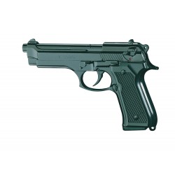 Pistolet à blanc et à gaz de défense, CHIAPPA 92 bronzé 9 mm, capacité chargeur 10 coups